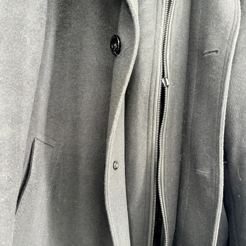 Hugo Boss Black Label by Hugo Boss Jacket Wool Blend Coat‎ Jacket Peacoat 40R